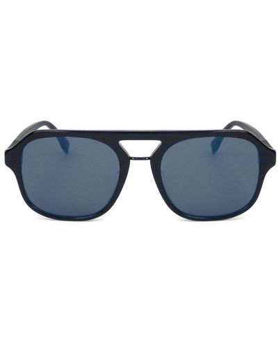 Fendi Aviator Frame Sunglasses - Blue