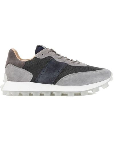Tod's Mesh Panelled Running Trainers - Grey