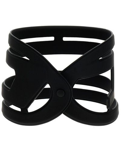 DIESEL B-cage-d Oval D Belt Skirt - Black