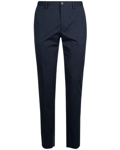 Etro Classic Fitted Buttoned Pants - Blue