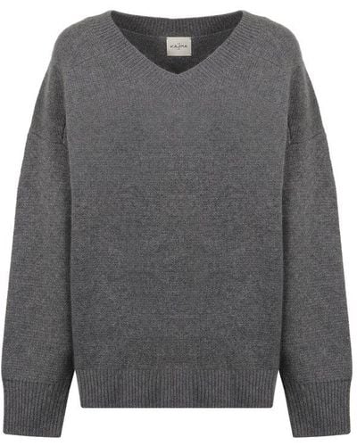 LeKasha Toyota Knitted Sweater - Gray