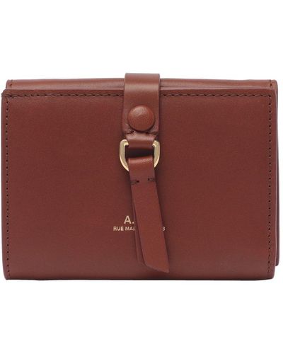 A.P.C. Wallets - Red