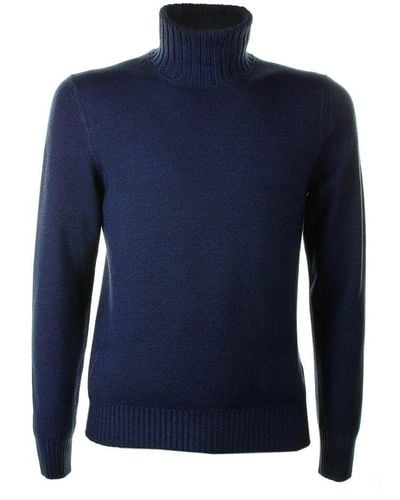 Tagliatore Drew Knitted Sweater - Blue