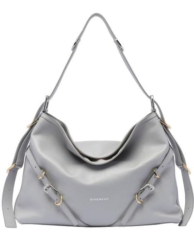 Givenchy 'voyou Medium' Shoulder Bag - Grey