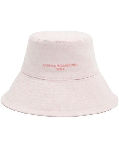 Stella McCartney Cotton Bucket Hat - Pink