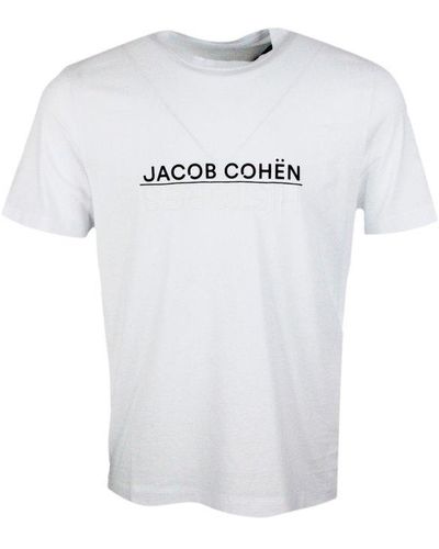 Jacob Cohen Histores Short-Sleeved Crew-Neck T.Shirt - White