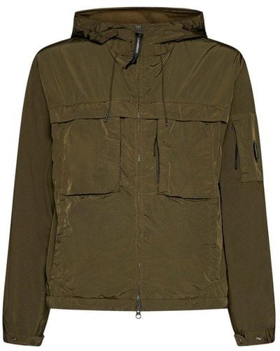 C.P. Company Chrome-r Hooded Jacket - Green