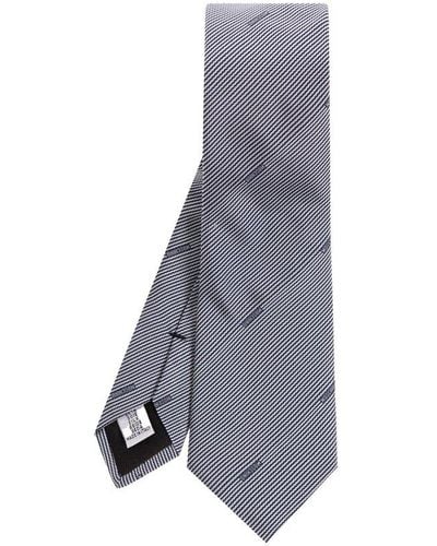 Moschino Silk Tie, - Gray