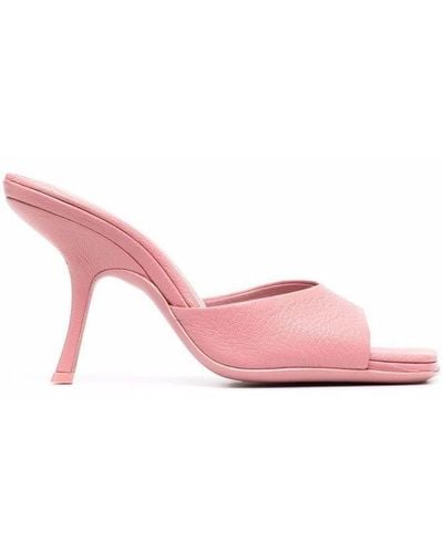 BY FAR Mora Slip-on Sandals - Pink