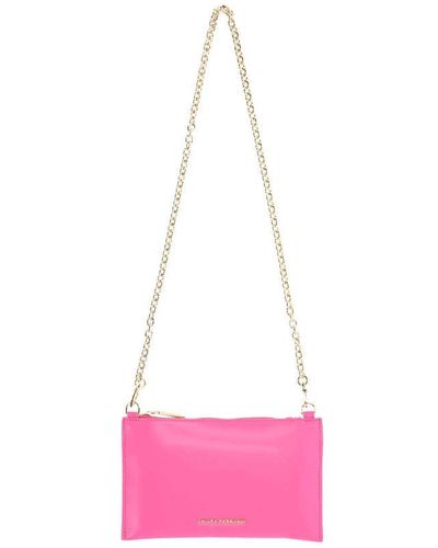 Chiara Ferragni Chain Zipped Clutch Bag - Pink