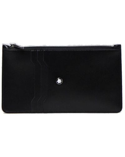 Montblanc Flat Envelope Zipped Wallet - Black
