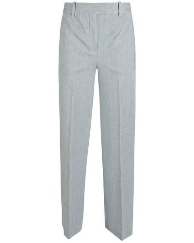 Circolo 1901 Pleated Tailored Trousers - Grey