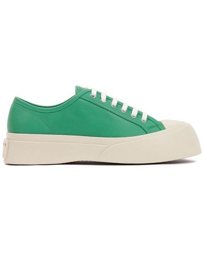 Marni Chunky Lace-up Sneakers - Green