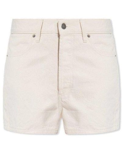 DIESEL D-ger High-waist Denim Shorts - White