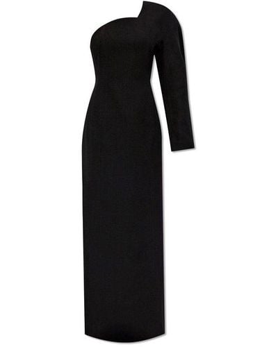 Jacquemus 'pablo' Asymmetrical Dress, - Black
