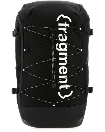 Moncler Genius Moncler X Fragment Hiroshi Fujiwara Logo Backpack - Black