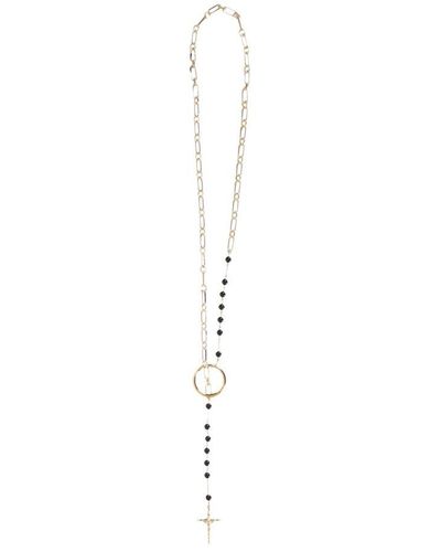Dolce & Gabbana Rosary Necklace - White