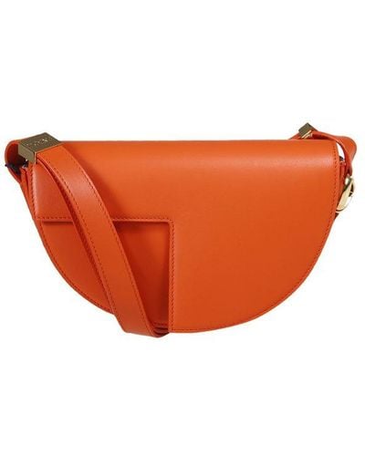 Patou Moncler Le Foldover Top Shoulder Bag - Orange