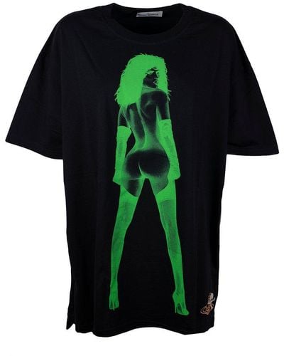 Vivienne Westwood Oversized Pin-up T-shirt - Green