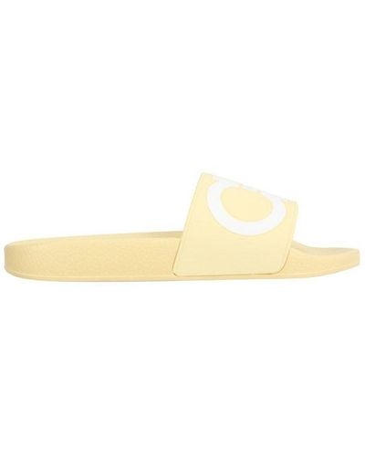 Ferragamo Slide Groovy Sandals - Yellow