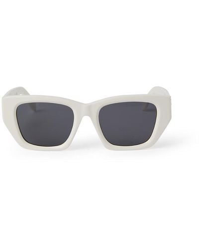 Palm Angels Hinkley Square Frame Sunglasses - Gray