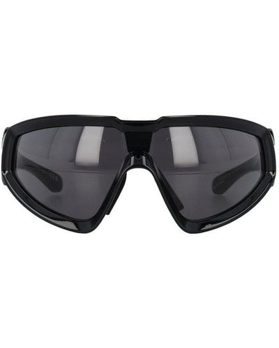 Moncler Moncler + Rick Owens Oversized Frame Sunglasses - Black