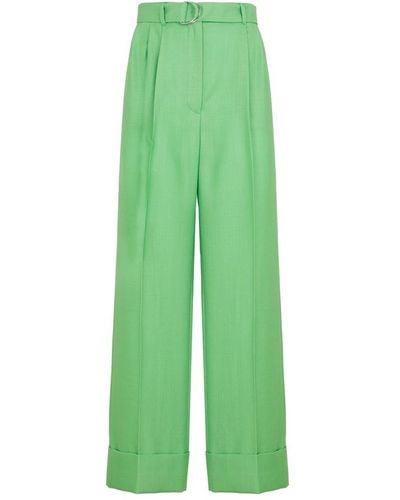 Miu Miu Wool Trousers - Green