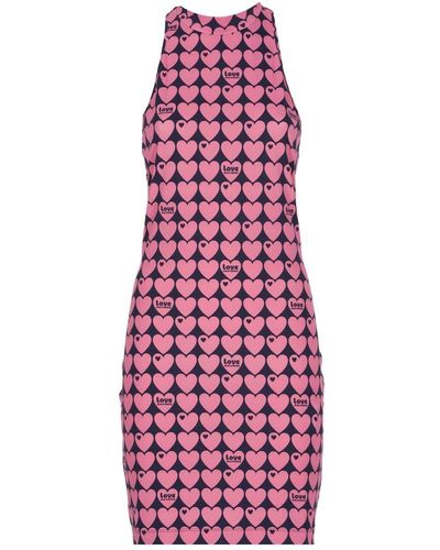 Love Moschino Heart Love Dress - Red