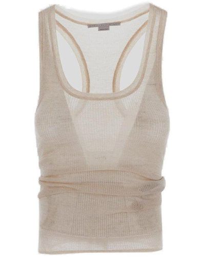 Stella McCartney Ribbed Tank Top - White