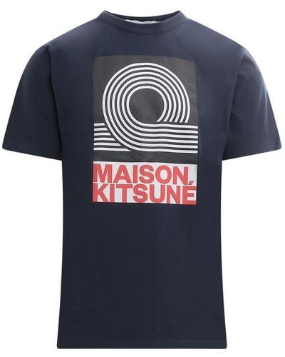 Maison Kitsuné Anthony Burrill Classic T-shirt - Blue