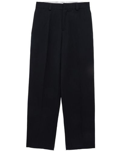Jil Sander Straight-leg Tailored Pants - Black