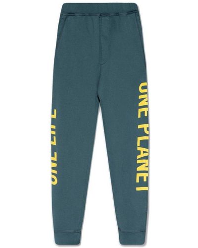DSquared² The One Life One Planet Collection Sweatpants - Blue