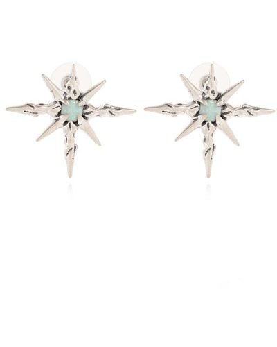 MISBHV Star Shape Embellished Earrings - Metallic