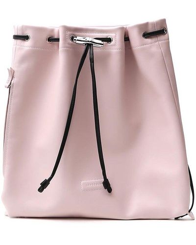 Longchamp Drawstring Closure Backpack - Pink