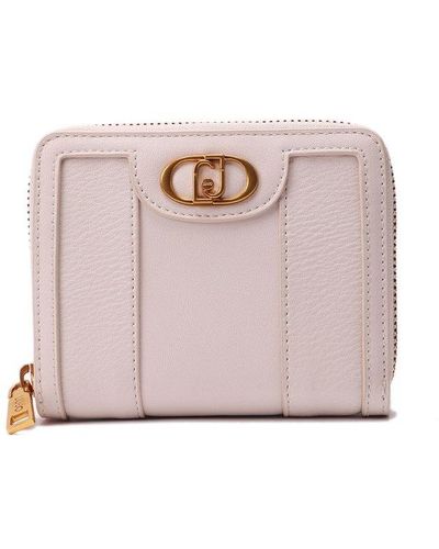 Liu Jo Logo-plaque Zipped Wallet - Pink