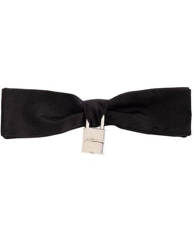 DSquared² Silk Bow Tie, - Black