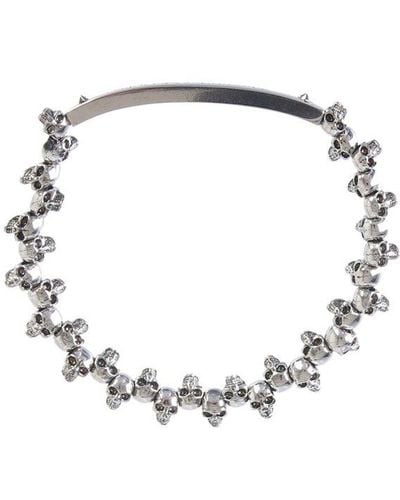 Alexander McQueen Skull Bracelet - Metallic