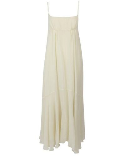 Sportmax Teseo Asymmetrical Dress - White