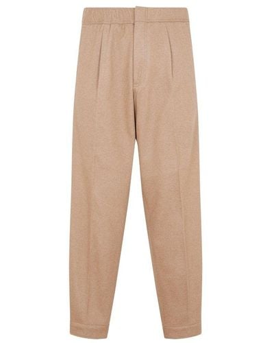 Zegna Long Formal Trousers - Natural