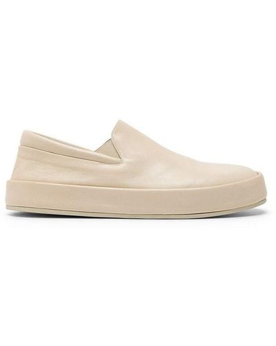 Marsèll Round Toe Slip-on Loafers - White