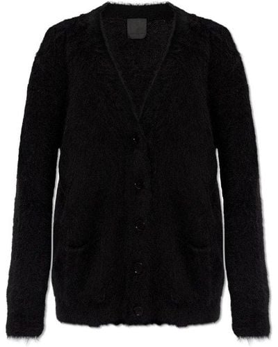 Givenchy Wool Cardigan, - Black