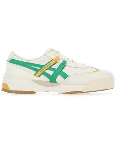 Onitsuka Tiger Round Toe Lace-up Trainers - Green