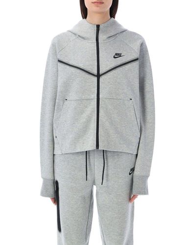 Nike Zip-up Hooded Jacket - Gray