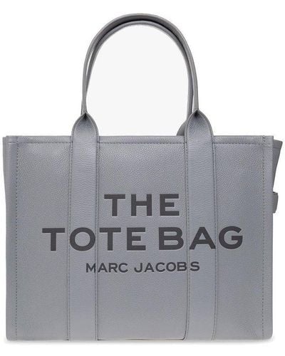 Marc Jacobs Large Logo-embossed Tote Bag - Gray