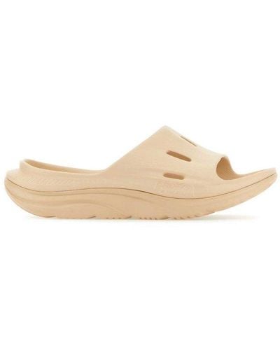 Hoka One One Ora Recovery Cut-out Slides - Natural