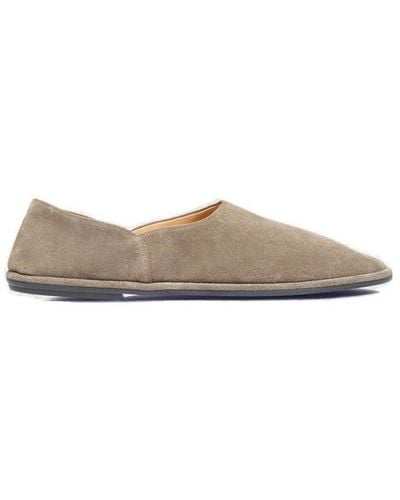 The Row Canal Round-toe Loafers - Natural