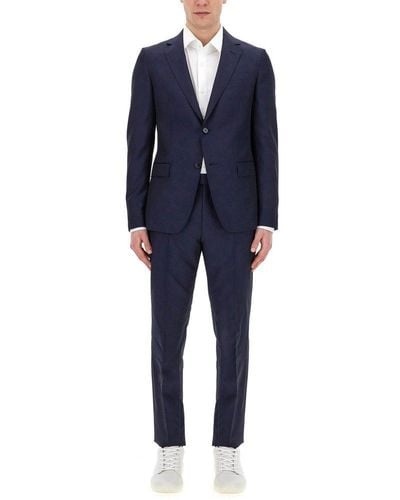 Zegna Single Breasted Two-piece Suit - Blue