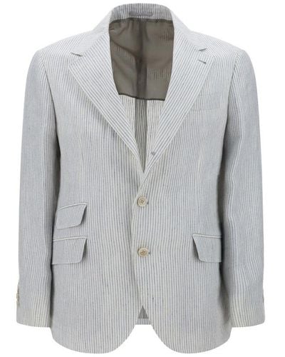 Brunello Cucinelli Blazers E Vests - Grey