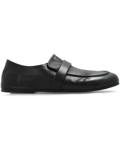 Marsèll Steccoblocco Almond Toe Loafers - Black