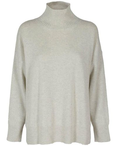 Roberto Collina Comfy Turtleneck Knitted Sweater - Gray
